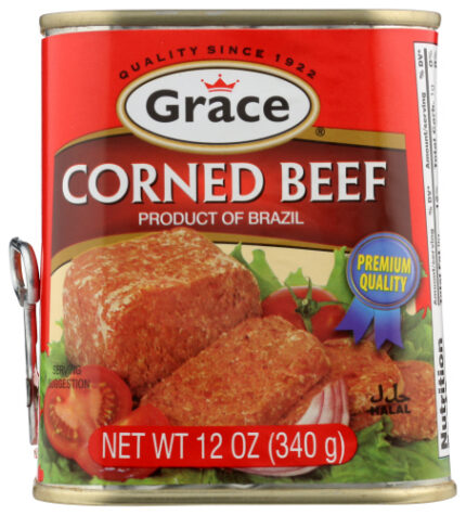 Grace Caribbean Corned Beef Can 12 Oz