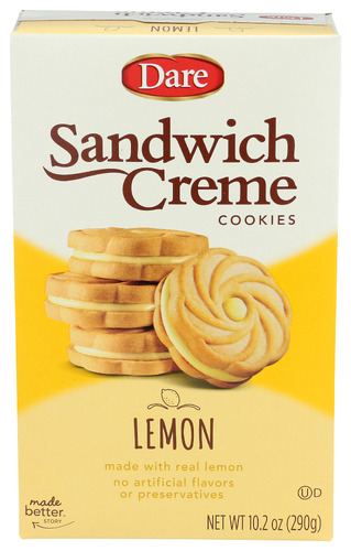Dare Cookie Lemon Creme 10.20 Oz