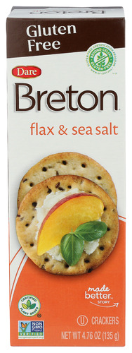 Dare Breton Crkr Orig Flax 4.76 Oz