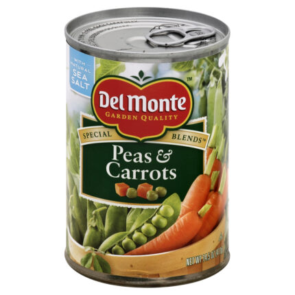 Del Monte, Peas And Carrots, Case Of 12, 14.5 Oz
