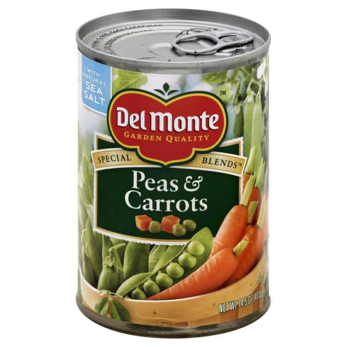 Del Monte, Peas And Carrots, Case Of 12, 14.5 Oz - Image 1