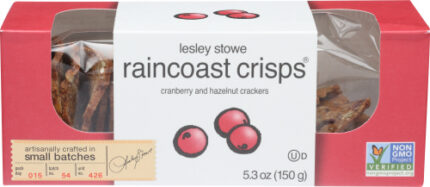 Lesley Stowe Crisps Cranberry Hazelnut 5.30 Oz