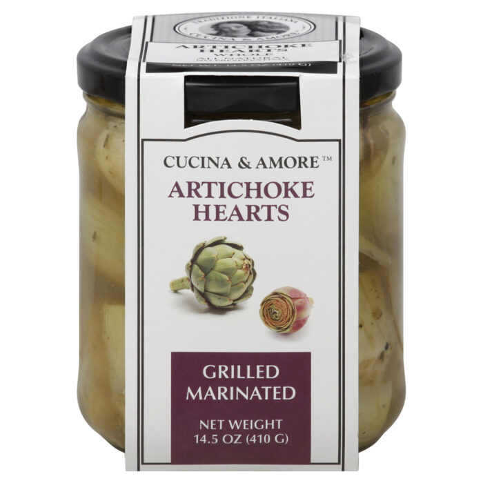 Cucamo Artichokes,Whl,Marinated 14.5 Oz - Image 1