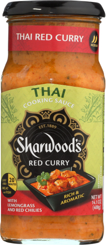 Sharwoods Sauce Thai Red Curry 14.10 Oz