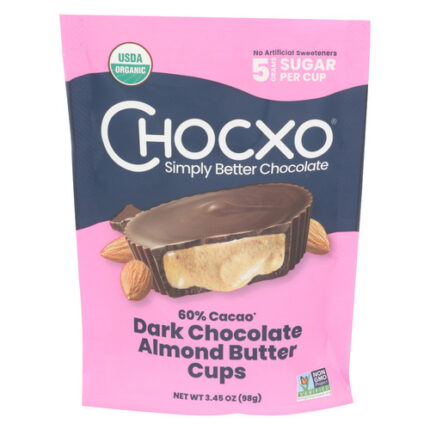 Chocxo Choc Cup Dk Almond Bttr 3.45 Oz
