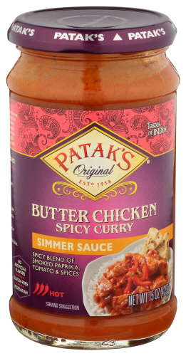 Pataks Sauce Spicy Bttr Chicken 15 Oz