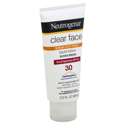 Neutrogena, Clear Face Liquid Lotion Sunscreen With Spf 30, Case Of 3, 3 Fl Oz