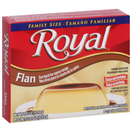 Royal, Flan Dessert Mix, Case Of 12, 3.81 Oz