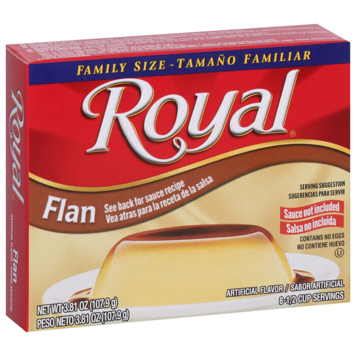 Royal, Flan Dessert Mix, Case Of 12, 3.81 Oz - Image 1