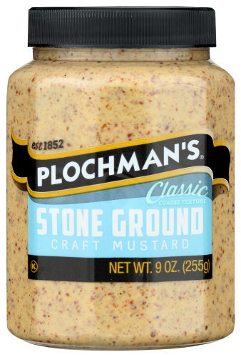 Plochmans Mustard Stone Grnd Pet 9 Oz