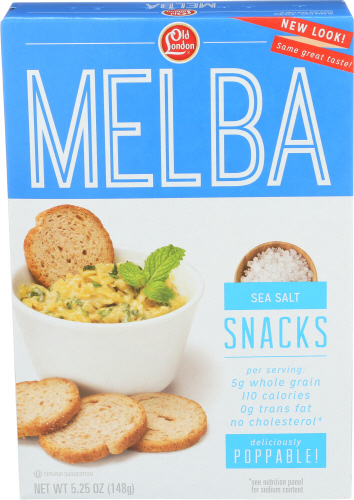 Old London Melba Snck Seaslt 5.25 Oz