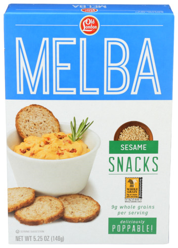 Old London Melba Snck Sesame 5.25 Oz