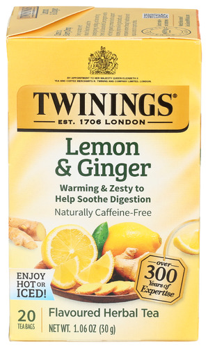 Twining Tea Tea Lemon & Ginger 20 Bg