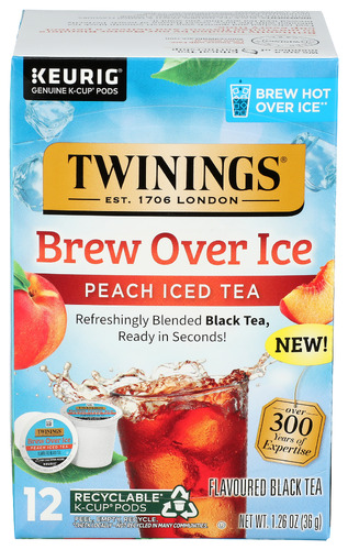Twining Tea Tea Iced Peach Kcup 12 Pc