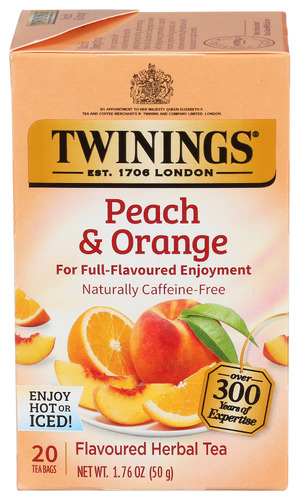 Twining Tea Tea Herbal Peach Orange 20 Bg