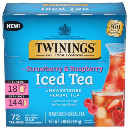 Twining Tea Tea Iced Strawberry Rasp 72 Bg