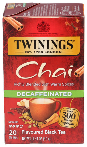 Twining Tea Tea Dcf Chai 20 Bg