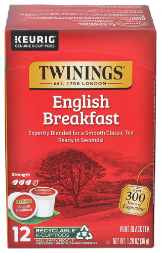 Twining Tea Tea Kcup Engl Brkfst 12 Pc