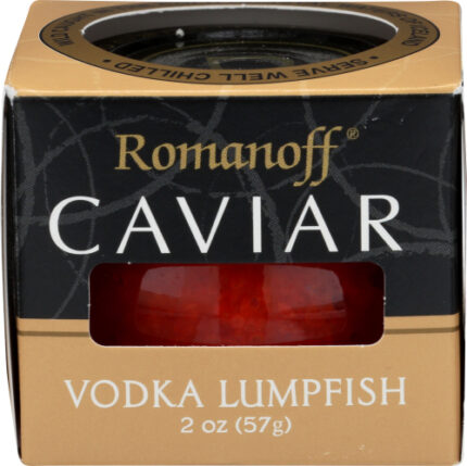 Romanoff Caviar Lumpfish Red Vodka 2 Oz