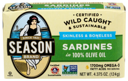 Seasons Sardine Club Sknl & Bnls Oil 4.38 Oz