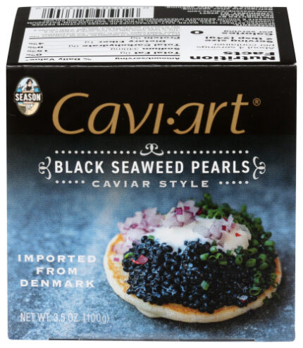 Seasons Caviart Blk Seaweed Pearls 3.50 Oz