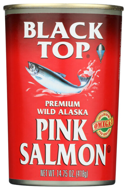 Black Top Salmon Pink Wild Alaska 14.75 Oz
