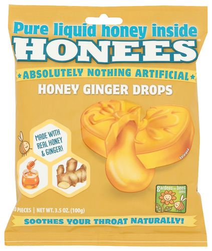 Honees Lozenge Honey Ginger 3.50 Oz