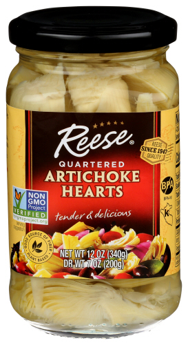 Reese Atrichokes Qtr In Glass 12 Oz