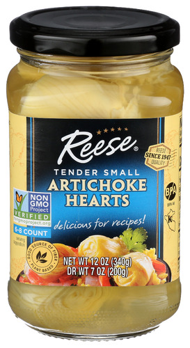 Reese Artichokes Small In Glass 12 Oz