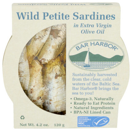 Bar Harbor Sardines Wild Petite Evoo 4.20 Oz