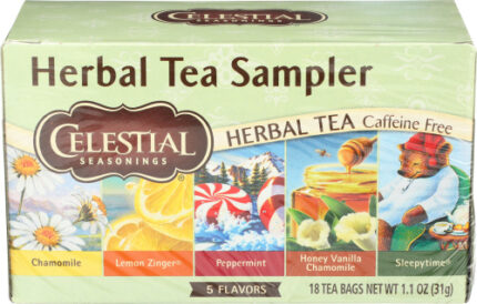 Celestial Seasonings Tea Herb Sampler 18 Bg