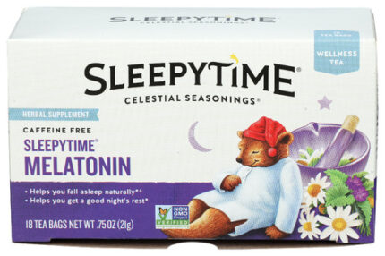 Celestial Seasonings Tea Melatonin Slpytme 18 Bg
