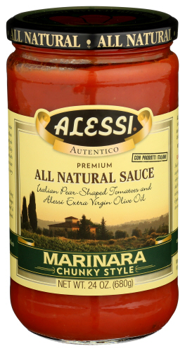 Alessi Sauce Marinara Chunky 24 Oz