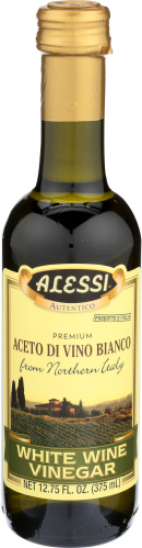 Alessi Vinegar Wine White 12.75 Oz