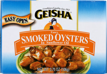 Geisha Oysters Smoked 3.75 Oz