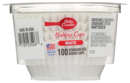Betty Crocker Liner Cupcake White 100 Pc