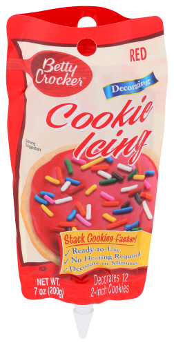 Betty Crocker Icing Dcrtng Ckie Red 7 Oz