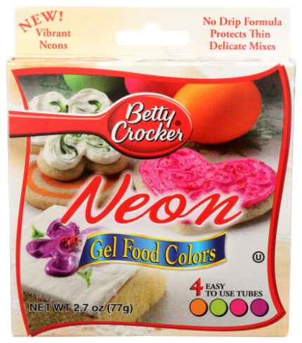 Betty Crocker Food Color Neon Gel 2.70 Oz