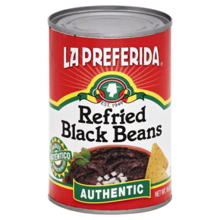 La Preferida Bean Refried Black Authen 16 Oz