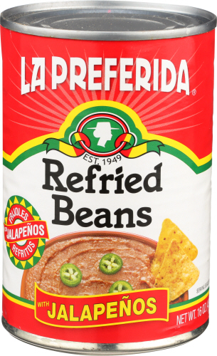 La Preferida Bean Refried Jlpno 16 Oz