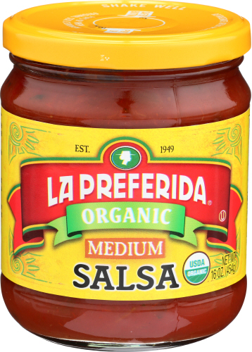 La Preferida Salsa Med Org 16 Oz