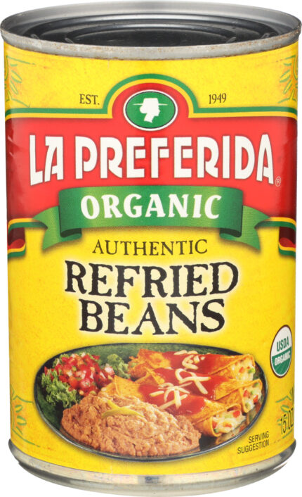 La Preferida Bean Refried Authentic Org 15 Oz