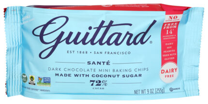 Guittard Baking Chips 72 Dark Choc 9 Oz