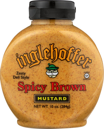 Inglehoffer Mustard Spcy Brwn Sqz 10 Oz