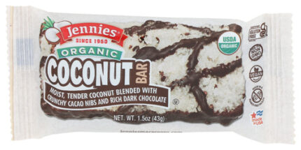 Jennies Bar Ccnut Cacao Pw Rw Org 1.50 Oz