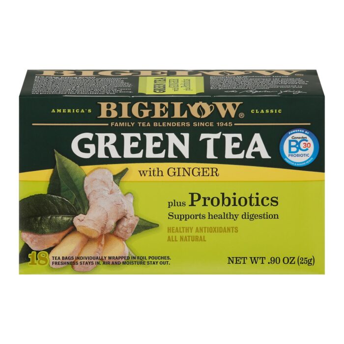 Bigelw Tea,Green,Ginger,Probio 18 Bag - Image 1