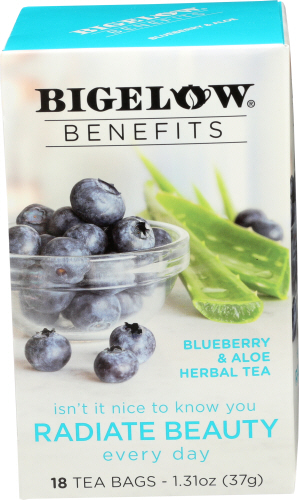 Bigelow Tea Blueberry & Aloe 1.31 Oz