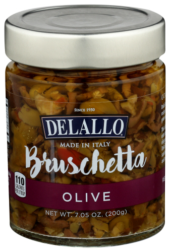 Delallo Bruschetta Olive 7.05 Oz