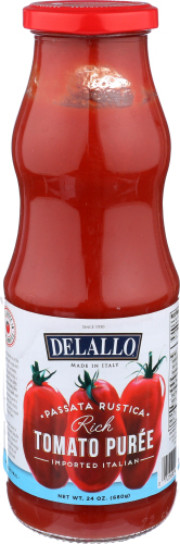 Delallo Passata Tomato Puree 24 Oz