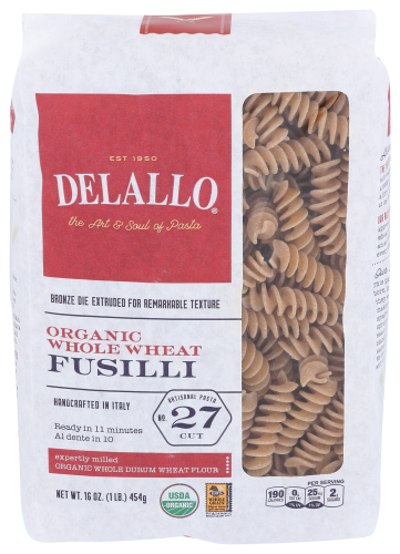 Delallo Pasta Whlwht Fusilli 16 Oz
